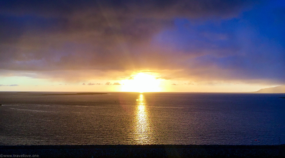 101 Sunset Reykjavik Iceland